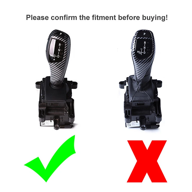 Cubierta de palanca de cambios de fibra de carbono para BMW F30 F31 F20 F21 2012-19 Foto 3 de 4