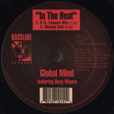 Global Mind Featuring Desy Moore - In The Heat (2x12'') (Very Good (VG)) - 116306