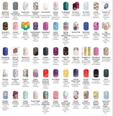 Jamberry Nail Wraps- ''Sk-Sw'' Wraps - HALF SHEETS - Varies Styles Great Selection