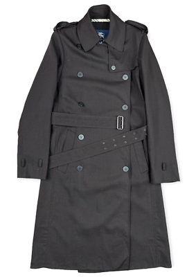 Manteau trench léger Burberry London laine élasthanne double