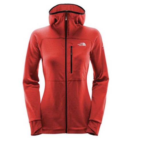 L2 Proprius Grid Fleece Hoodie Red 