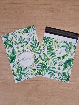 10 x starke selbstversiegelnde bedruckte Versand Post Poly Post Taschen 10''x 13''
