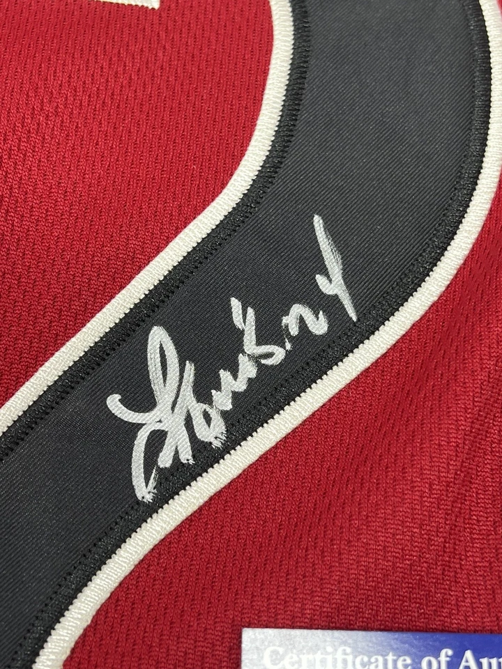 Yasmany Tomas Hand Signed Majestic Jersey w/ Tags Arizona Diamondbacks PSA COA - Image 3 of 4