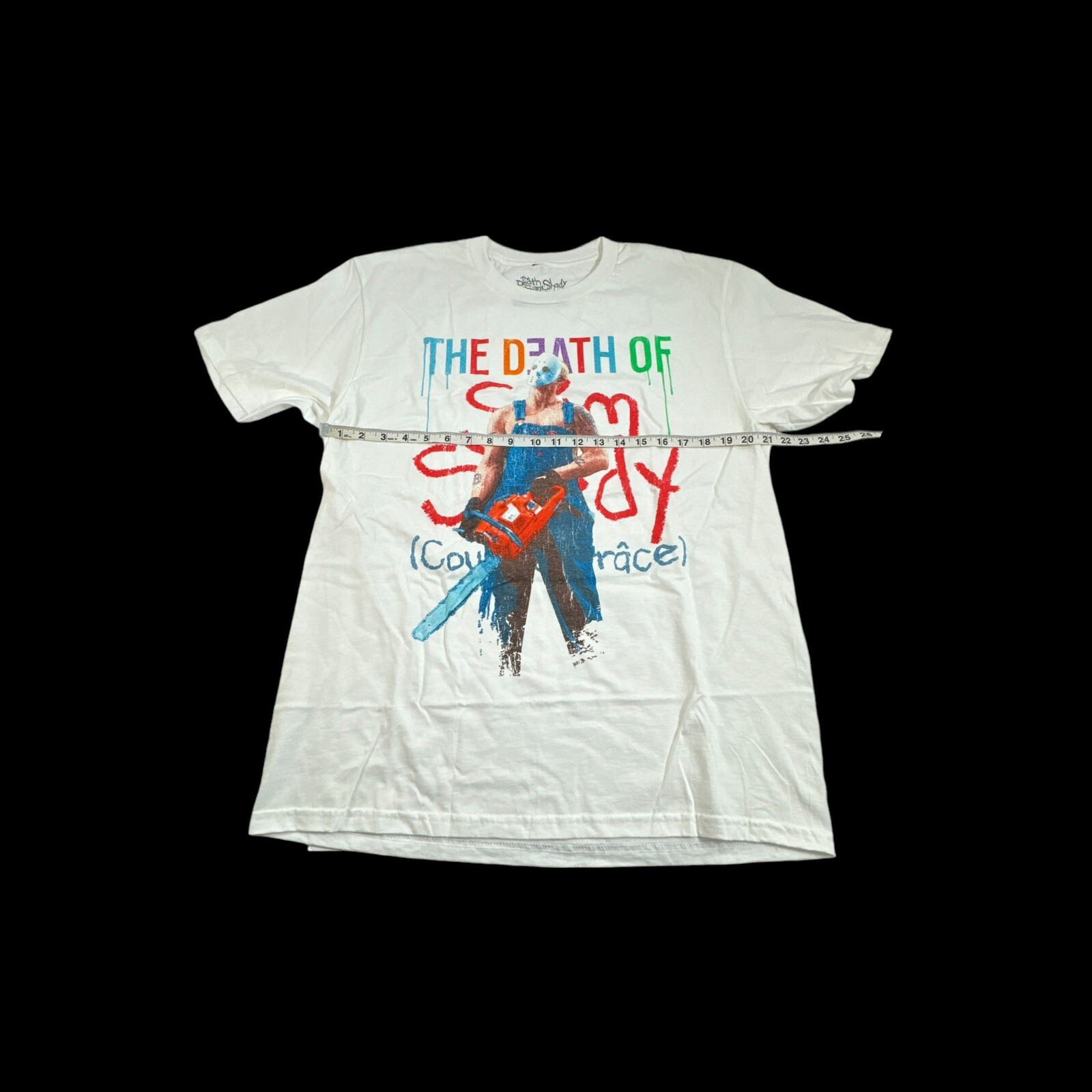 EMINEM THE DEATH OF SLIM SHADY TDOSS Chainsaw Mask T Shirt Large Official image 5