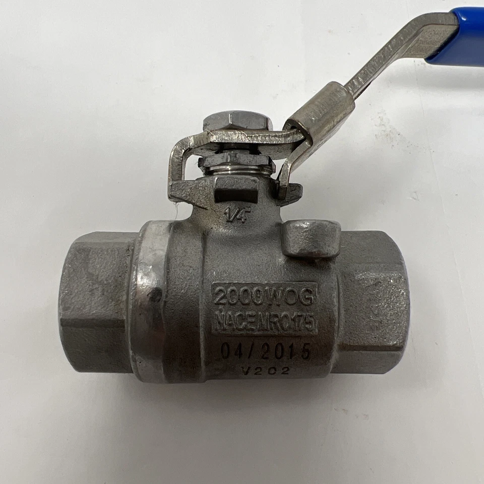 Navco S20 1/4" Stainless Threaded Ball Valve 2000WOG CAM 1/4” CF8M - Image 3 of 4