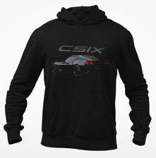 Black vette C6 Sixth Generation Vette Hoodie Sweatshirt