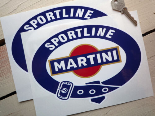 MARTINI SPORTLINE 200mm Rennaufkleber Porsche Lancia  - Bild 1 von 1
