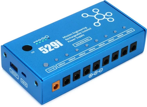 Mission Engineering Inc 529i USB Pedalboard Power Supply With Integrated Battery