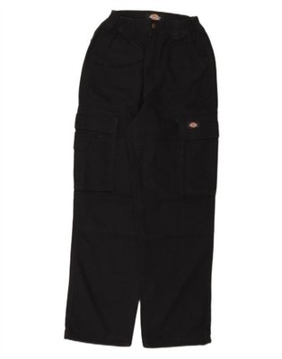 Dickies Herren Loose Fit Cargo Hose W26 L28 Schwarz Baumwolle CA14