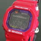 new CASIO G SHOCK GWX 5600C 4JF red radio wave solar digital tide graph 20 ATM w