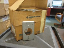 Receptacle Cover for Outlet Box Single Hole Lot of 50 New Surplus
