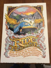 Ride Poster Telluride 2017 AJ Masthay Mint SN of 250 Beck Ben Harper Rival Sons