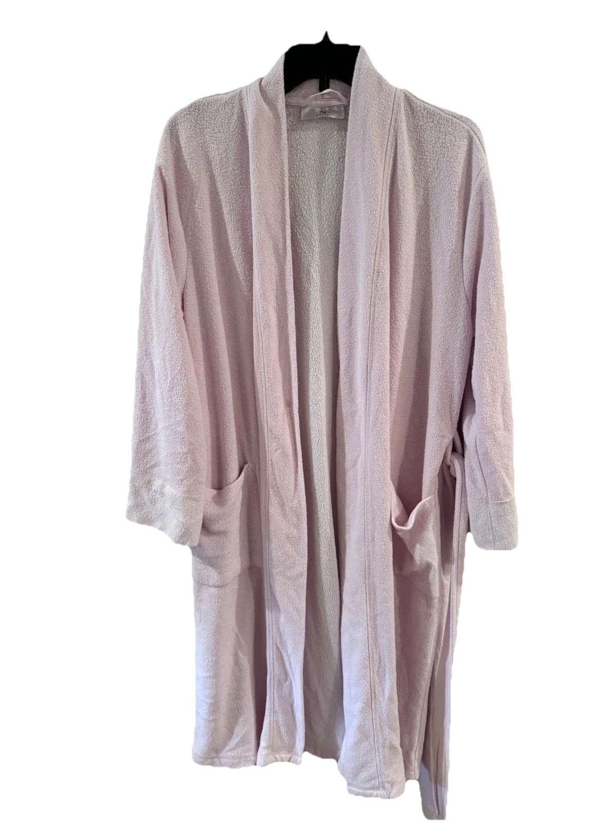 Natori Soft Pink Terry Robe Size Small Tie And Pockets Excellent Condition Cozy