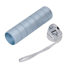 7 Days Medicine Box Compact Waterproof Organizer For Travel Aluminum