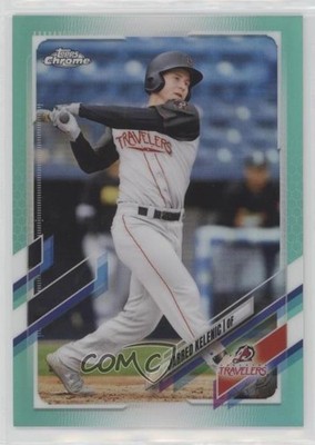 2021 Topps Pro Debut Chrome Aqua Refractor 70/75 Jarred Kelenic Rookie RC 7c5