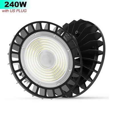 240W High Bay LED Lights Commercial Led Shop Lights for Warehouse Barn 100-277V