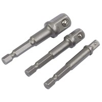 Schlag-SteckschlüSsel-Set 3-Tlg. 1/4 3/8 1/2 Zoll Draper Antriebsadapter 00005