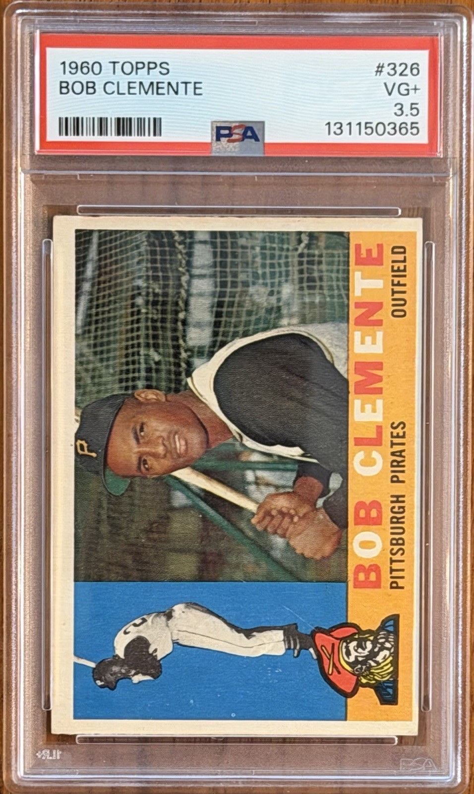 Roberto Clemente 1960 Topps #326 PSA 3.5 Pirates HOF