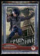 2024 Topps Chrome U.S. Olympics Minna Stess To Paris with Love #PL-10 USA