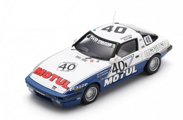 Mazda RX7 #40 Spark 1/43 miniature de la gagnante des 24H de Spa 1981