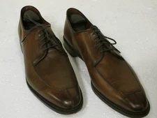 Allen Edmonds Delray Dress Shoes Brown Split Toe Derbys 14A Goodyear Welt