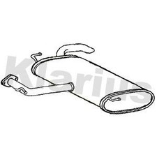 Klarius Rear Exhaust Tail Pipe With Back Box for Kia Niro G4LE 1.6 2016-2022