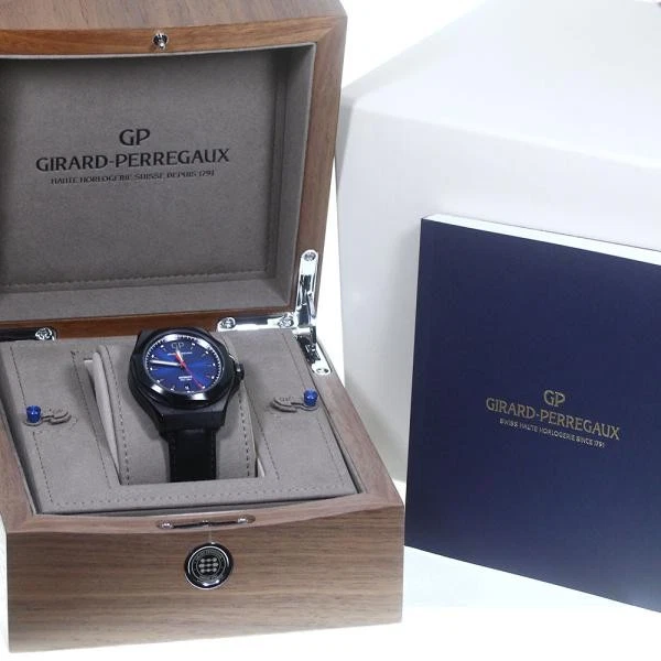 Girard Perregaux — Girard-Perregaux 81070-21-491-FH6A 44mm Ti Navy Dial Automatic Watch #C16443