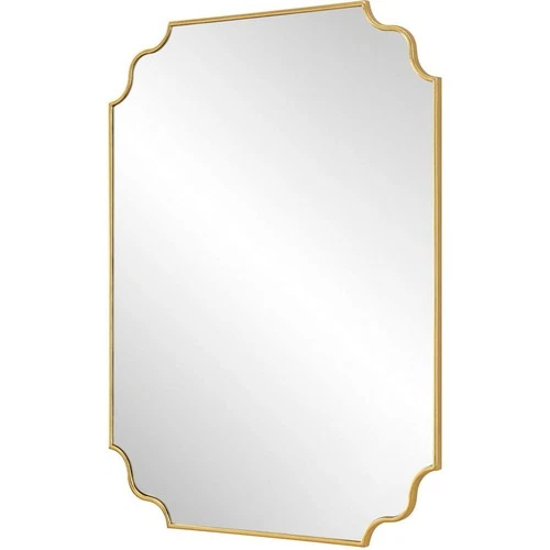 Uttermost 09987 Lennyn 40 X 30 inch Antiqued Gold Leaf Vanity Mirror - Picture 3 of 7