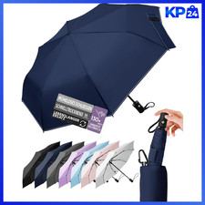 Regenschirm Klein Stabil Windfest 110cm Taschenschirm Auf-Zu-Automatik f&uuml;r