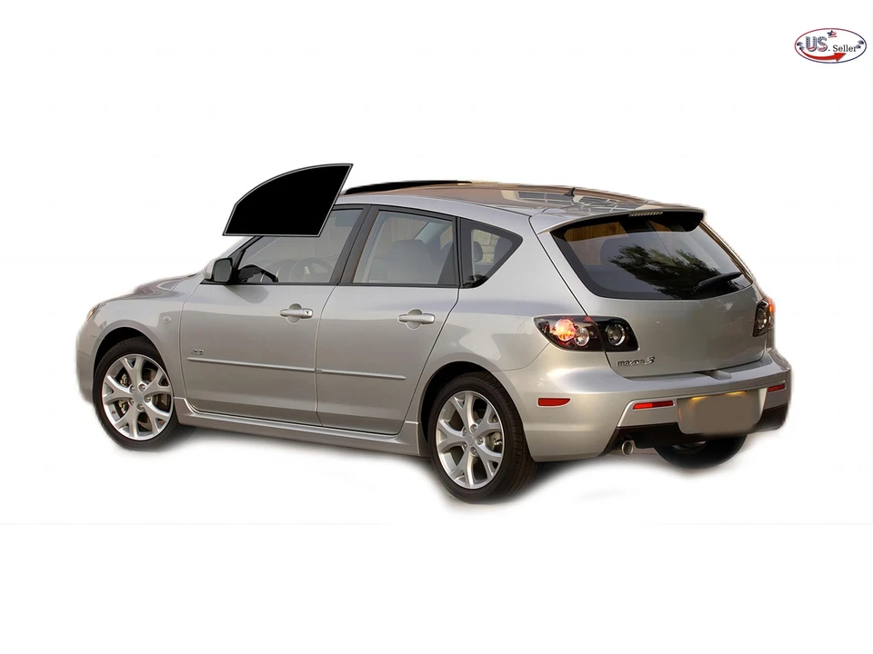 Computerized Custom PreCut 2Ply Window Tint Film Kit For 2004-2009 Mazda 3 Hatch - Image 2 of 4