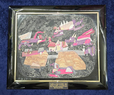 SAOZI "tourbillon au-dessus de Hoedic" / cadre 46 X 55 cm toile de 38 X 46 cm