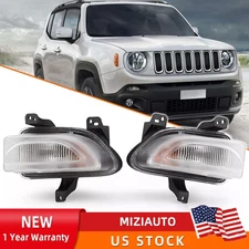 Bumper DRL Parking Turn Signal Light Fog Lamps For Jeep Renegade 2015-2018 LH&RH