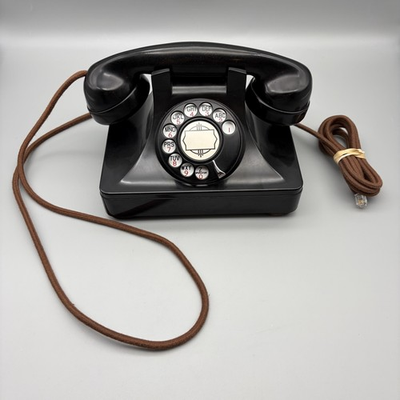 #ad Vintage 1940s North Electric Rotary Dial Telephone Phone Works Great VIDEO $279.99