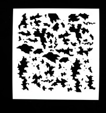 Digital Camouflage Reusable Stencil
