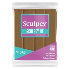 Polyform S302-1657 Sculpey III Polymer Clay 2oz-Hazelnut (5Pk)