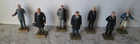 Lot of 7  Vintage 1960's MARX US Presidents Figures   2 3/4"