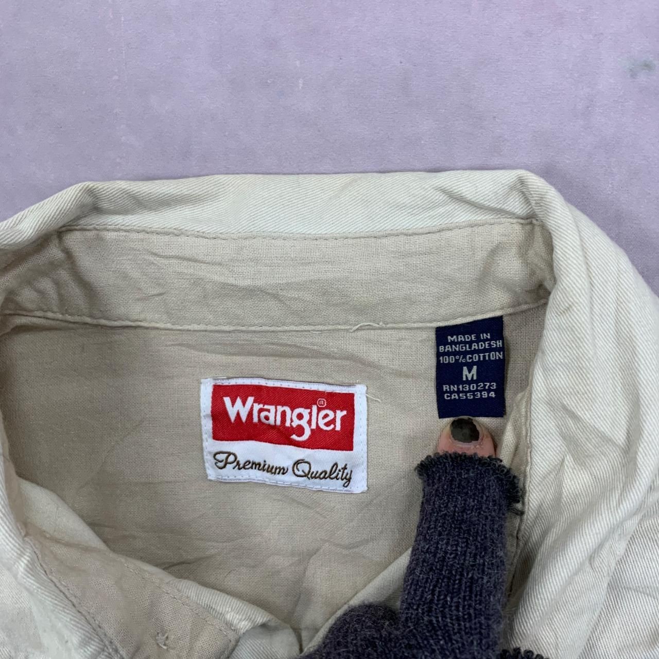 Wrangler Shirt long sleeve shirt with chest pockets Men's M thumbnail 4