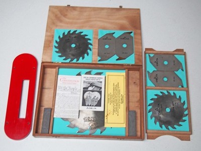 Delta Unisaw 50th Anniversary Set Dado Blades Plus Circular Blades