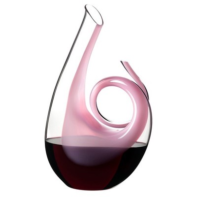 RIEDEL Curly Magnum Wine Decanter Pink