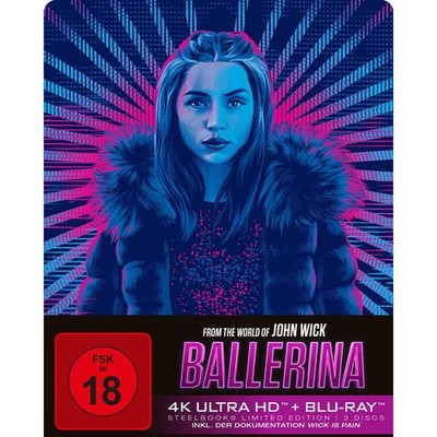 From the World of John Wick: Ballerina (4K Ultra HD Blu-ray) Action 126 Min.