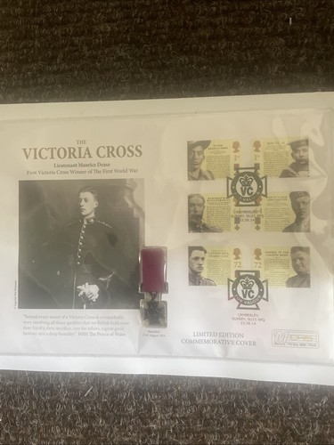 2014 VICTORIA CROSS HEROES MEDAL COMMEMORATIVE COVER - Picture 1 of 6