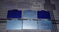 GAME BOY ADVANCE SP REPLACEMENT PEARL BLUE BATTERY COVER LID DOOR LOT OF 10 GBA