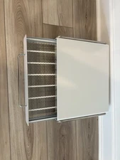 White Coffee Pod Storage Container – Sleek & Compact