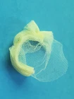Vintage BARBIE Doll Tulle Hat Headband #987 ORANGE BLOSSOM 1960's