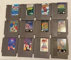 NES Video Game Bundle 12 Games Tested and Working Nintendo authentic