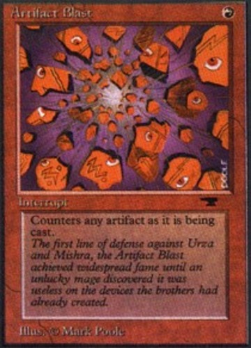 1x Artifact Blast Heavy Play MTG Magic - Kid Icarus -