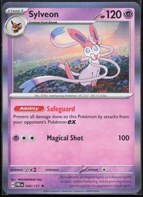 Pokemon TCG Sylveon SV: Prismatic Evolutions PRE 040/131 NM Holo