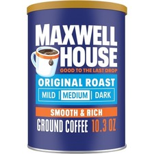 Fresh Roast Ground Coffee 10.3 oz Canister for Brewing Rich Flavor