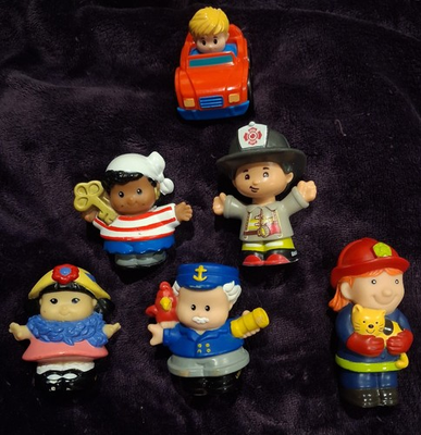 #ad Lil People Sea Captain RARE Pirate Captain KEY Car Lot Of 6 Bonus DVD $23.00