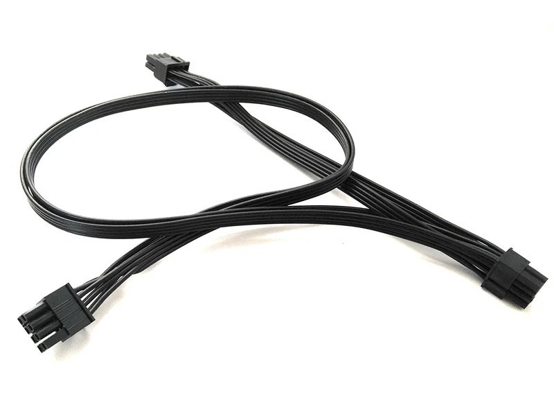 20 cm Grafikkarte-Stromkabel 8-pin-PCIe-Stecker auf 2-mal 8-pin-(6+2) Stecker - Bild 3 von 3